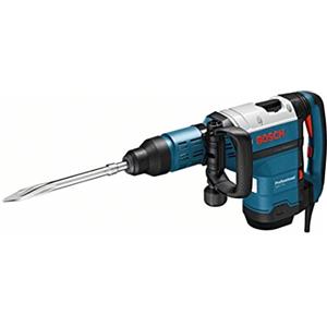 Bosch Professional Martello demolitore a batteria GSH 7 VC (incl. impugnatura supplementare, tubetto di grasso, panno, 1 scalpello piatto, SDS max., RTec Sharp, 400 mm, valigetta)