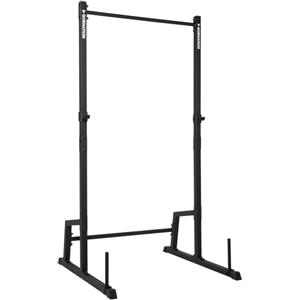 GORNATION Pull Up Station, Power Rack, Power Tower, Stazione di trazione, Fitness Tower, Multitrainer per la casa (Nero, Senza Estensione Dip Bar)