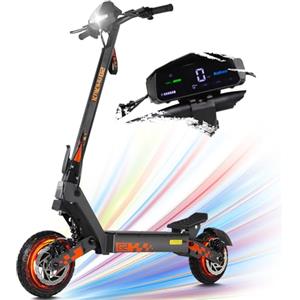 OneSportWay Kukirin G2 - Monopattino elettrico per adulti, motore 800 W, batteria 48 V 15 Ah, autonomia fino a 55 km, monopattino pieghevole portatile con touch screen LCD HD