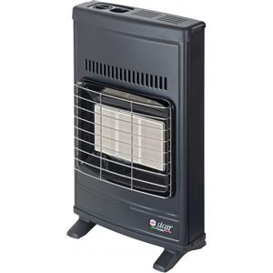 Sicar Stufa Infrarossi GPL ECO 40 - Potenza 4.2 kW, Colore Grigio e Nero, Installazione da Parete o Pavimento