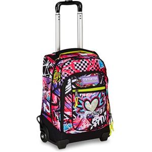 Mitama Trolley DR Scuola URBAN QUEEN, 34 Lt, Rosa, Tasche multifunzione, Spallacci uso zaino, Per bambine e ragazze, scuola elementare e media, Tempo libero e viaggi