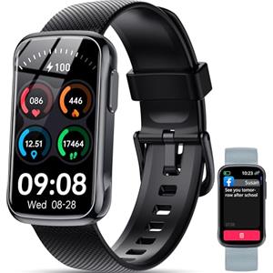 OUKITEL Smartwatch Orologio Uomo Donna con 2 Cinturini, Intelligente 24+ Modalità Sportive, Fitness Tracker con Sonno/SpO2/24H Cardiofrequenzimetro, Impermeabile IP68 Smart Watch per Android iOS