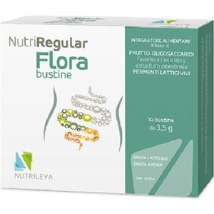 NUTRILEYA Srl NUTRIREGULAR FLORA 14 BUSTINE