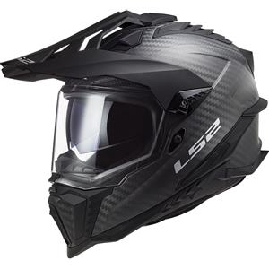 LS2 Casco da enduro LS2 MX701 Explorer C Solid Carbon Black Matte, S