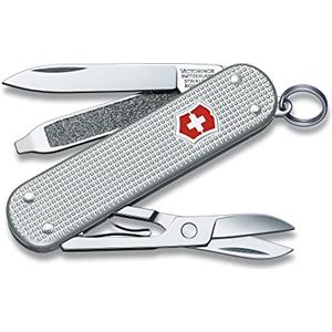 Victorinox, Classic SD Alox, Coltellino Svizzero, Originale, Multiuso, Campeggio, 5 Funzioni, Lama, piccola, Lima per unghie