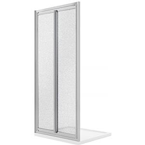 Idralite Porta Doccia 75CM H198 Cristallo Stampato C Apertura Saloon con Doppia Anta Battente mod. West