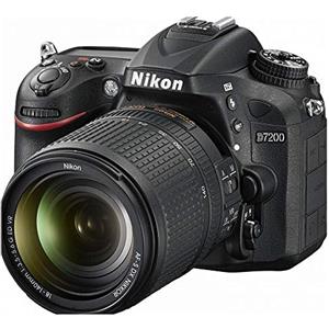 Nikon D7200 Fotocamera Reflex Digitale, + Obiettivo AFS 18-140VR , 24,72 Megapixel, Wi-Fi Incorporato, NFC, Nero [Versione EU]
