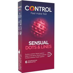 Control - Sensual dots&lines 6 pezzi