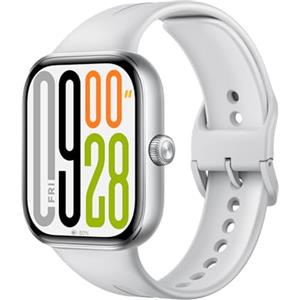 XIAOMI Redmi Watch 5, Smartwatch con display AMOLED 2.07, Chiamate Bluetooth, Autonomia 24 giorni, Resistenza Acqua 5 ATM, Monitoraggio Frequenza Cardiaca e SpO2, Sistema GNSS integrato, Argento