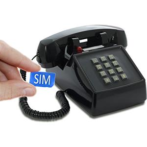 Opis Technology PushMeFon Mobile 4G Telefono per Anziani con SIM, Nero | Pensato per gli anziani: tasti grandi, campanello forte e spia luminosa. VoLTE su 4G, senza linea fissa.