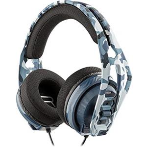 Nacon RIG 400 HS Camo Blue - Cuffie Gaming Stereo con Cavo, Compatibili con PS4 e PS5, Design Leggero e Padiglioni Isolanti