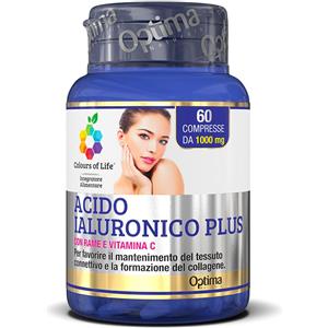 OPTIMA NATURALS Srl Optima Naturals, Colours Of Life Acido Ialuronico Plus, 60 Compresse