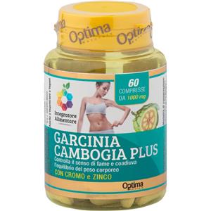 OPTIMA NATURALS Srl Colours Of Life - Garcinia Cambogia Plus 60 Compresse 1000 mg - Integratore per il Controllo del Senso di Fame