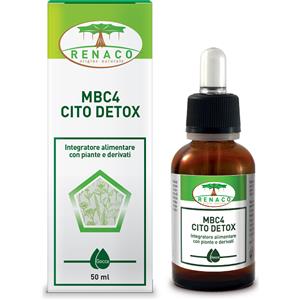 RENACO ITALIA R.I. GROUP MBC4 CITO DETOX 50ml - Integratore Antiossidante con Succo d'Uva e Selenio