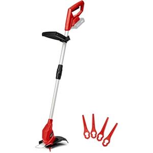 Einhell GC-CT 18/24 Li-Solo Tagliabordi a batteria Power X-Change (giri al min. 8500, diam. Taglio 24 cm, incl. 20 coltelli plastica, senza batteria e caricabatteria)