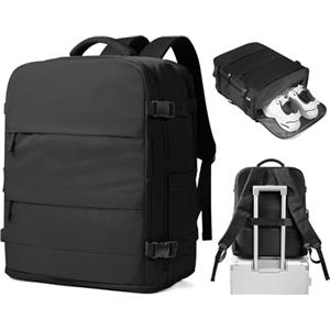 SZSYCN Zaino da Viaggio con Sottovuoto Ryanair 40x30x20 Wizzair Borse da Cabina per Ryanair 40x20x25 Bagaglio a Mano Sottovuoto con pompa,Zaino Casual per Laptop