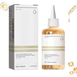 Smdrafy Glicolico 7% Tonico per il Viso, 100ml Moisturizing Face Tonic | tonico Astringente pori Acido Glicolico Corpo, Idrata, Restringe i pori, Rende la Pelle Liscia e Delicata