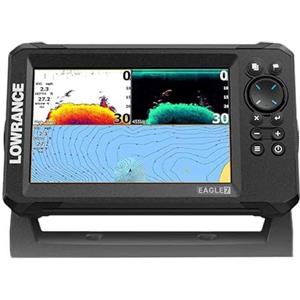 Lowrance Eagle - Ecoscandaglio GPS Chartplotter, Varie Dimensioni, per Pesca, profondità, ProFishing(7,SplitShot HD)