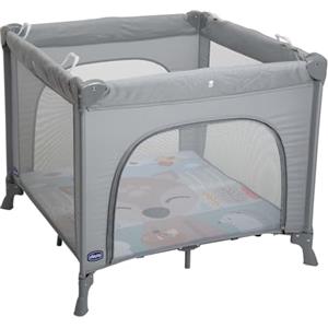 Chicco Open Box Lettino Neonati da Viaggio per Bebè e Bambini dalla Nascita fino a 15 kg, Pieghevole e Compatto, Culla da Campeggio con Tappeto Gioco, Finestre in Rete, 4 Maniglie e Borsa da Viaggio
