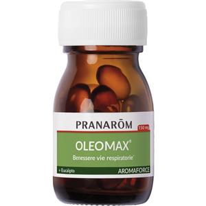 Pranarom Oleomax - Integratore per il Benessere delle Vie Respiratorie con Olio Essenziale di Origano e Pino - 15 Capsule