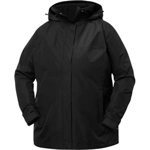 Helly Hansen Aden Plus Giacca Impermeabile Donna - Taglie Forti, Nero, Antivento e Traspirante