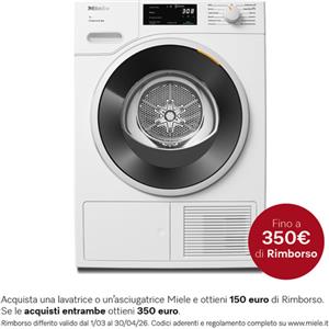 Miele TWD640WP asciugatrice Libera installazione Caricamento frontale 9 kg Bianco