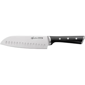 Lagostina ce Force Coltello Santoku da 18 cm, Coltello da Cucina, Lama in Acciaio Inox Tedesco, Prestazioni di Taglio Durature e Lama Sempre Affilata
