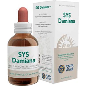 Forza Vitale Italia Sys Damiana Gocce 50ml - Integratore Tonico per Stanchezza Fisica e Mentale