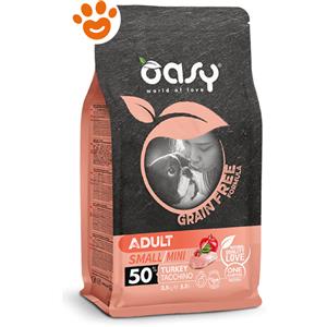 Oasy Dog Grain Free Adult Small/Mini Tacchino - Sacco Da 800 Gr