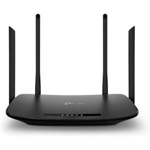 TP-Link VR300 Archer Modem Router VDSL FTTC FTTS ADSL fino a 100Mbps, Wi-Fi AC1200 Dual Band, compatibile con IPv6 (Internet Protocol versione 6), Nero