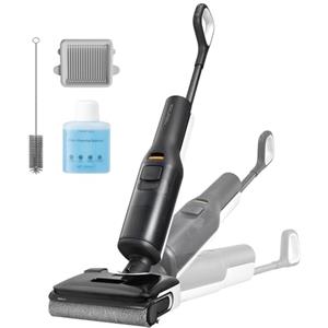 roborock F25 LT Aspirapolvere e Lavapavimenti Senza Fili, 20000 Pa, Autopulizia ad alta temperatura a 90 °C, Design Piatto 180°,Pulizia Bordi su Due Lati, Doppio serbatoio, Ideale per Pavimenti Duri