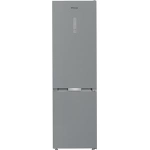 Whirlpool WHK 26404 XP5E - Frigorifero Combinato Libera Installazione, Illuminazione a Led, Tecnologia No Frost, Grigio Larghezza 59,5cm, Profondità 66,3cm, Altezza 203,5cm, Classe Energetica D