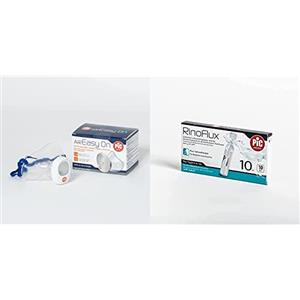 Pic Solution AirEasy On - Apparecchio per aerosolterapia a tecnologia mesh + Pic Solution Rinoflux Soluzione Fisiologica 10 ml - 10 unità
