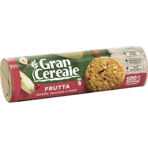 Gran Cereale Biscotti Gran Cereale alla Frutta, Biscotti dal Gusto Pieno Ricchi di Fibra e Fosforo - 250 g