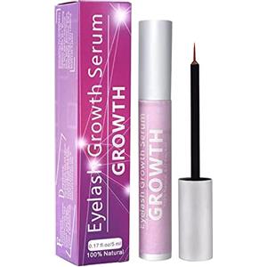SZCLKJGS Siero per ciglia, 5 ml, siero professionale per la crescita delle ciglia e delle sopracciglia, siero naturale per ciglia più lunghe, più denso