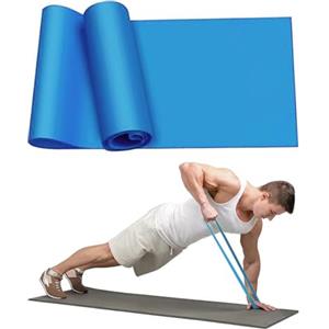 REY Fascia Elastica di Resistenza Pull Up in Gomma, Blu da 4,5 Kg a 6,8 Kg, Fasce, Ginnastica