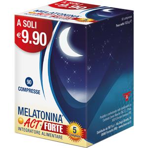F&F Srl Melatonina act+forte 5 complex 90 compresse - F&F - 924451901