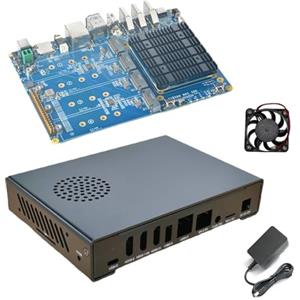 youyeetoo CM3588 Plus Mini NAS Piattaforma 8K Video, RK3588, OpenMediaVault fit,16/32GB RAM, 4 socket M.2 PCIe3.0, soluzioni NAS, Home Server, archiviazione cloud locale, micro computer (16G + 64G,
