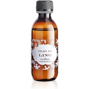 Officina Naturae Olio di Lino Puro 100ml - Elasticizzante e Idratante per Pelle e Capelli