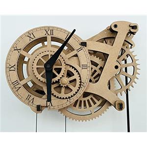 ABONG Crossingham Kit Orologio da Parete a Pendolo in Legno - Modello Meccanico Fai da Te Puzzle