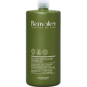 Alfaparf Milano Benvoleo Glossy Shampoo Micellare Illuminante 1000 ml - Delicato e Adatto a Tutti i Tipi di Capelli