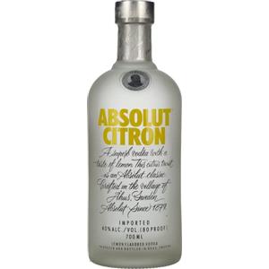 Absolut CITRON Flavored Vodka 40% Vol. 0,7l