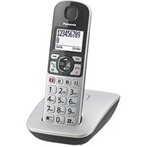 Panasonic KX-TGE510GS telefono Telefono DECT Nero, Argento Identificatore di chiamata