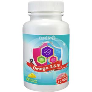 CURA FARMA Curalife Omega 3.6.9 - Integratore Alimentare in Capsule Soft-Gel - 60 Capsule