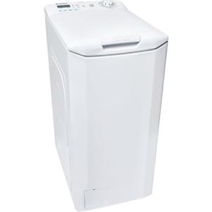 Candy Smart Lavatrice 6 Kg, Carica dall'Alto, 1000 Giri, Classe E, Rilevatore Kg, Connettività NFC, Partenza Ritardata, Funzione Smart Check-up, 41 x 60 x 86 cm, Bianca - CST 06LE/1-11