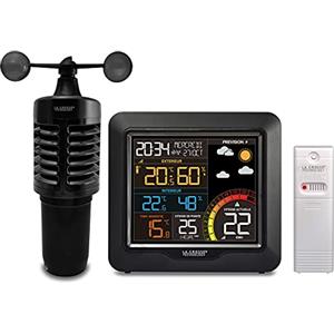 La Crosse Technology - WS6861 Stazione meteorologica colorata con anemometro - Nero