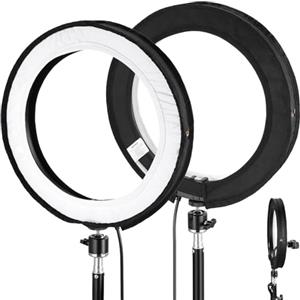 NEEWER Diffusore Ring Light Solo per 12 Luce Anello RH12B RH12C, Softbox di Tessuto Elastico per Luce Video per Illuminazione Morbida e Uniforme, Panno Diffusore Bianco per Streaming Live/Video,NS008