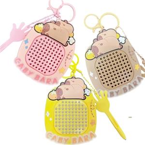 Echehi 3 Portachiavi Fidget Toys, Giochi Sensoriali con Lavagnetta Magnetica e Mappa del Labirinto, Giochi Antistress per Adulti e Bambini. katifidget3