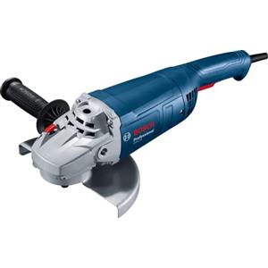 Bosch Professional Smerigliatrice angolare GWS 20-230 P (2000 W, con maniglia ausiliaria, flangia di supporto, dado di bloccaggio, protezione protettiva, chiave a due fori, in scatola di cartone)