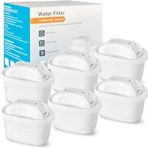 VIBINHO 6 Pezzi Filtri Compatibili con Brita Maxtra+, Maxtra Plus, Mavea, Style, Elemaris, Riducono Calcare, Metalli Pesanti
